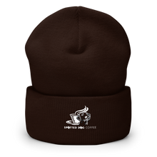 Load image into Gallery viewer, Spotted Dog Coffee Cuffed Beanie