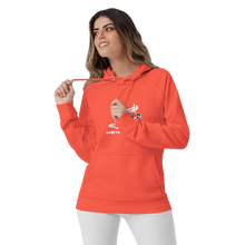 Load image into Gallery viewer, Spotted Dog Coffee Printed Unisex Eco Raglan Hoodie