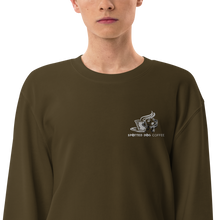 Load image into Gallery viewer, Spotted Dog Coffee Embroidered Terry Sweatshirt