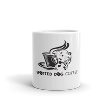 Load image into Gallery viewer, Spotted Dog Coffee White Glossy Mug