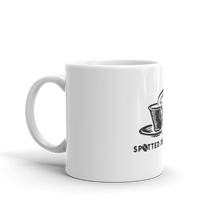 Load image into Gallery viewer, Spotted Dog Coffee White Glossy Mug