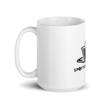 Load image into Gallery viewer, Spotted Dog Coffee White Glossy Mug