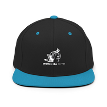 Load image into Gallery viewer, Spotted Dog Coffee Snapback Hat
