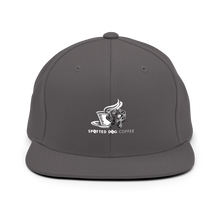 Load image into Gallery viewer, Spotted Dog Coffee Snapback Hat
