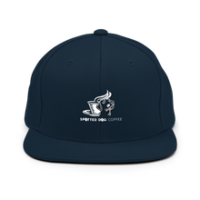 Load image into Gallery viewer, Spotted Dog Coffee Snapback Hat
