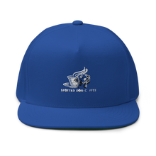 Load image into Gallery viewer, Spotted Dog Coffee Flat Bill Cap
