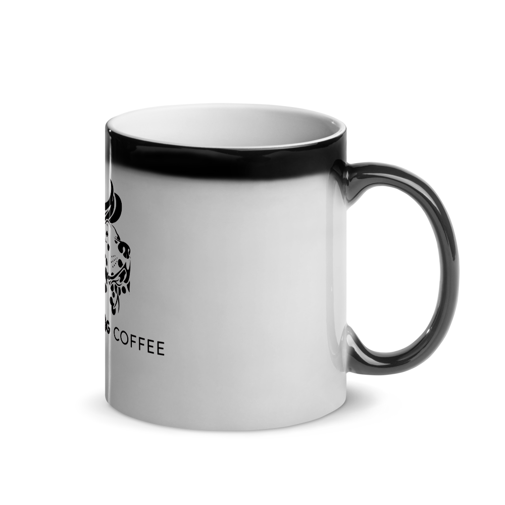 Spotted Dog Coffee Glossy Magic Mug