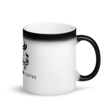 Load image into Gallery viewer, Spotted Dog Coffee Matte Black Magic Mug
