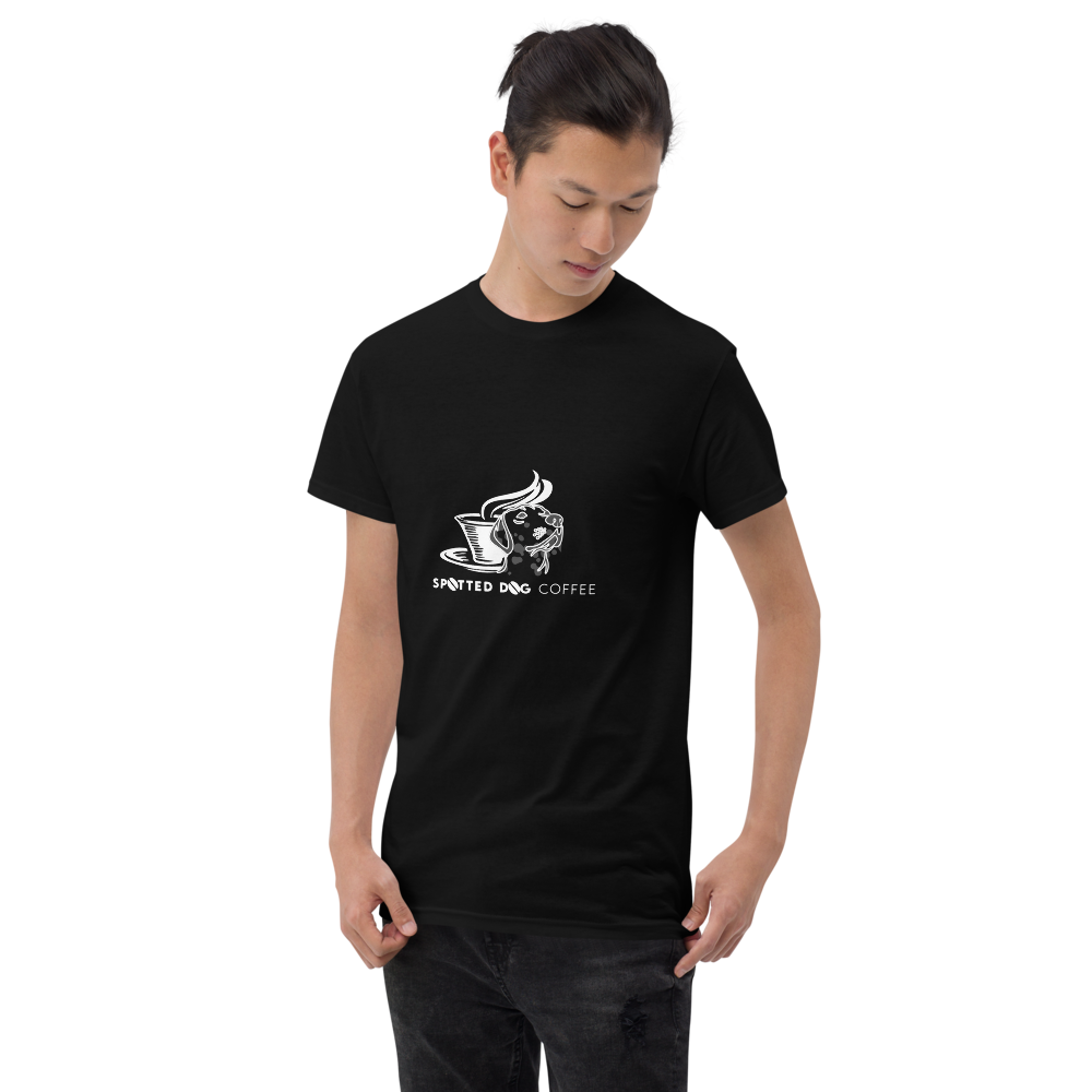 Spotted Dog Coffee Printed Short Sleeve T-Shirt