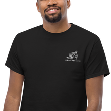 Load image into Gallery viewer, Spotted Dog Coffee Embroidered Men&#39;s Heavyweight Tee
