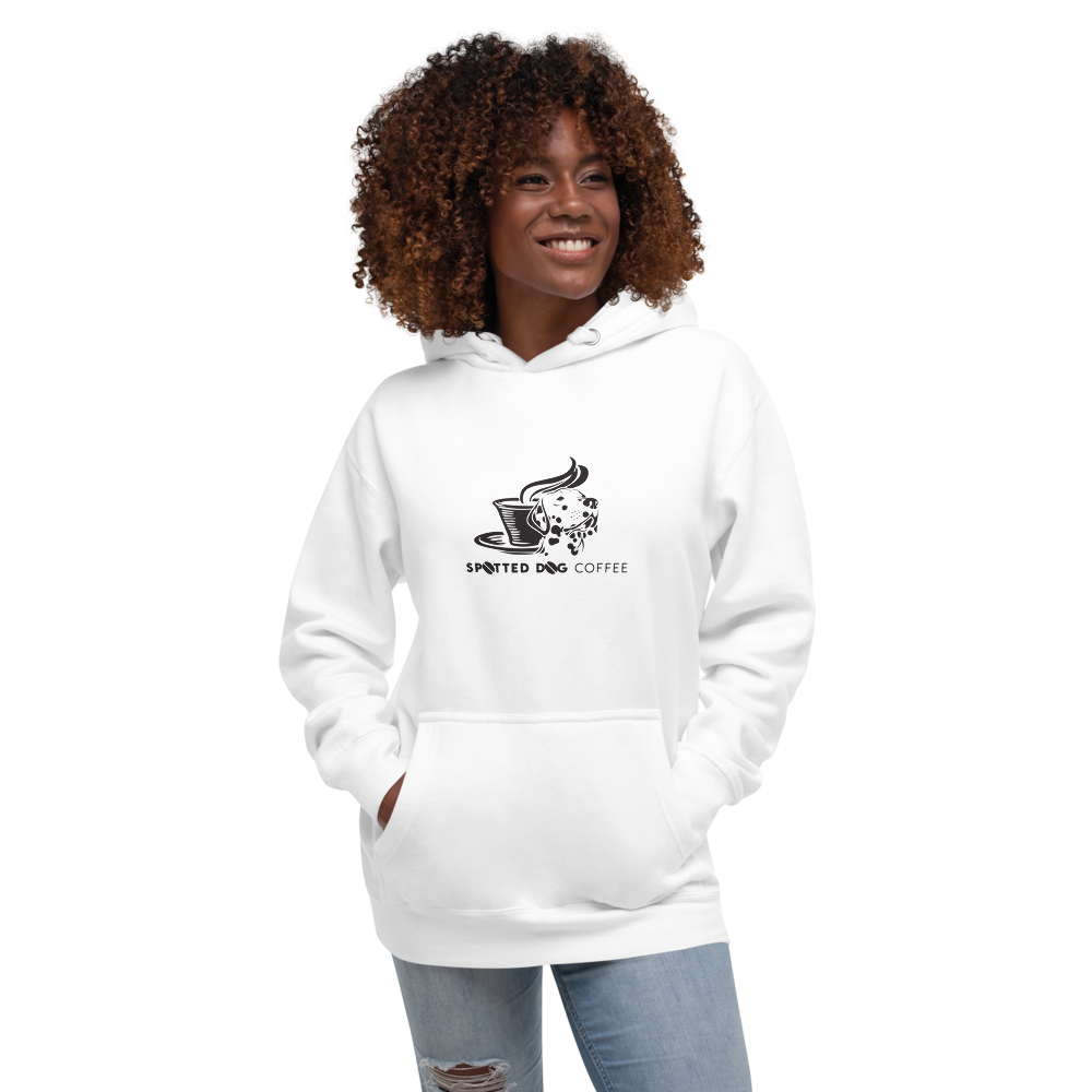 Spotted Dog Coffee Printed Unisex Hoodie